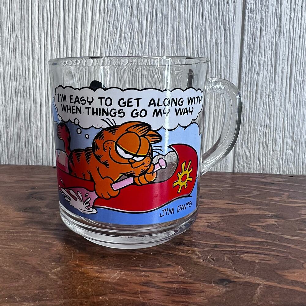 Garfield and Odie collectors coffee cup from 
Vintage 1978-80 Garfield McDonalds